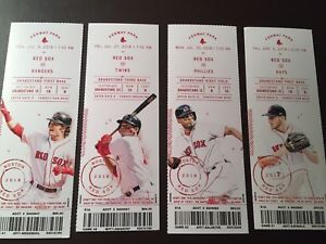 Boston Red Sox 2018 MLB ticket stubs - World Champs - ONE TICKET - SEE LISTING