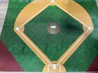 Set of HO Scale Baseball Bases and Pitcher's Mound - Model Train Layouts Diorama
