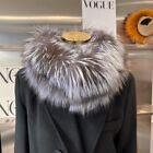 Women's Real Fox Fur Scarf Warm Collar Shawl Scarves Stole Neckerchief Wrap