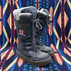 Pajar Canada Tall Boots Gray Waterproof Faux Fur Lined Women’s 39, US 8-8.5