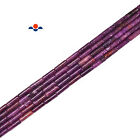 Purple Lepidolite Round Tube Beads Size 4x13mm 15.5'' Strand (4x13mm)