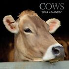2024 Square Wall Calendar, Cows, 16-Month Animals Theme 180 Stickers 12x12