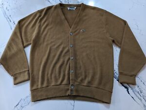 Vintage 70's Sears Sweater Button Knit Cardigan Size XL Cobain - NICE