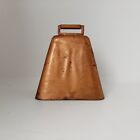 Vintage Copper Colored Plated Cowbell Loud