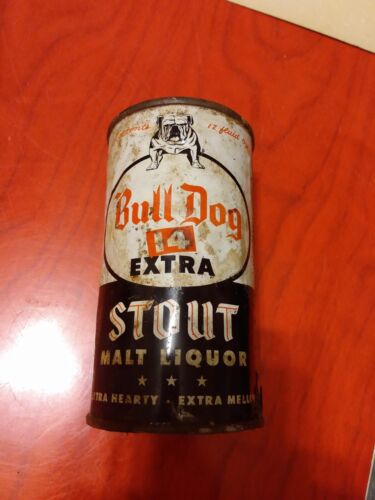 12oz bull dog extra stout 14 malt liquor flat top beer can dumper repaired #7