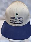 CUBA LAKES Country Club Vintage Adjustable Adult Baseball Ball Cap Hat