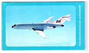 New ListingBraniff International Jet Plane Boeing 727QC Fastback Tri Jet Postcard