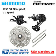 New SHIMANO Deore M5100 11 speed Drivetrain Groupset 42T/51T MTB