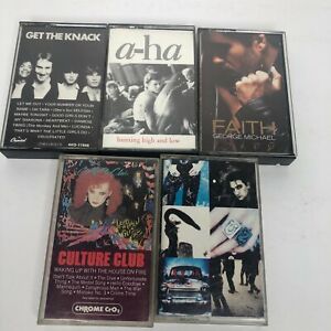 Cassette Taps Vintage Aha U2 George Michael Culture Club The Knack 80's New Wave