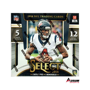 2018 Panini Select Football NFL Factory Sealed Trading Cards 12-Pack Hobby Box