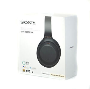 Sony WH-1000XM4 Wireless Bluetooth Noise Canceling Over Ear Headphones Black