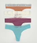 Victoria’s Secret Panties Mixed Lot Bundle Of 4 Logo Band Thongs Medium