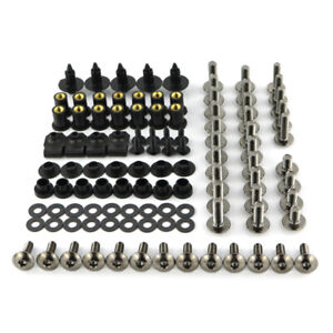 Complete Fairing Bolts Screws Kit Nuts Fasteners Kit Aftermarket Fit For Honda