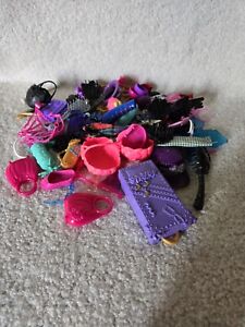 Monster High Doll Accessories Lot Used Purses combs Misc Parts