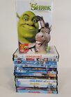 DVD Lot 16 Kids Movies Dreamworks Shrek Puss in Boots Madagascar Smurfs Ice Age