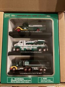 2023 Hess MINI TRUCK 3 VEHICLE COLLECTION 25th Anniversary SOLD OUT - Brand New