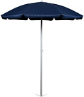 Outdoor Canopy Sunshade Beach Umbrella 5.5', Small Patio Umbrella, Beach Chair U
