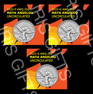 2022-PDS American Women Quarter / Maya Angelou / First of Series / w RARE S coin