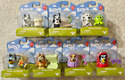 BLUEY 2 PACK FIGURES SET OF 7 ALL DIFFERENT **NEW**