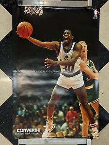 vintage bernard king washington bullets larry bird boston celtics NBA poster 80s