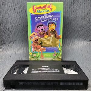 Groundling Marsh - Courageous Adventures VHS Tape 1998 Puppets Cartoon Show Rare