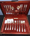 New Listing52pc Set Community CORONATION 1936 Silverplate Flatware Svc for 8 w Chest-NOS?
