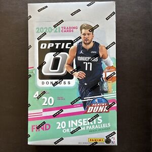 2020-21 Panini Donruss Optic Basketball Retail Box 20 Packs - New Sealed Case