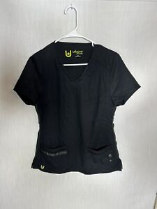 Urbane Ultimate Black Scrub Shirt sz XSM 17.5