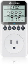 KETOTEK Watt Meter Power Meter Plug Electricity Usage Monitor for Home Energy M