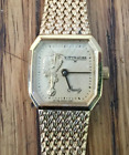 Vintage Woman's Wittnauer Pegasus Watch  Gold Plated Quartz Cocktail New Battery