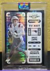 Bailey Zappe /5 Black Pulsar Prizm Ticket 2022 Contenders Optic Rookie Card RC