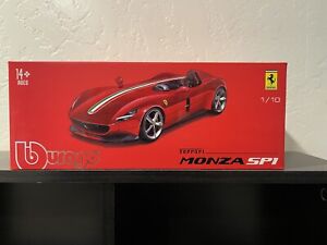 Ferrari Monza SP1 Red Signature Series) Diecast 1:18 Scale Model Bburago Box