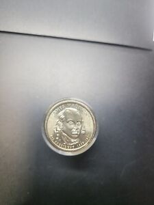 2007D James Madison Presidential Dollar - Danbury Mint Mini Roll - 12 Coins - BU