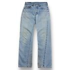 Vintage 70s Levis 501 XX Redline Selvedge Faded Blue Jeans Denim Mens Size 30x31