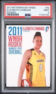 2011 Rittenhouse WNBA Liz Cambage PSA 9 Rookie Card Elizabeth 223/225