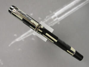 Parker Duofold Mosaic Black Rollerball Pen New In Box