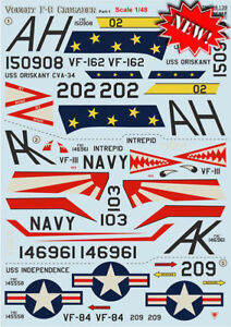 Print Scale 48-139 - 1/48 Vought F-8 Crusader Part 1 The Complete Set 2, Decal