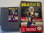 Ninja Gaiden II Nintendo Entertainment System, 1989 w/ Box TESTED AUTHENTIC NES