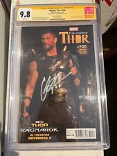 Mighty Thor #700 CGC 9.8, movie photo variant cover, SS sign by Chris Hemsworth!