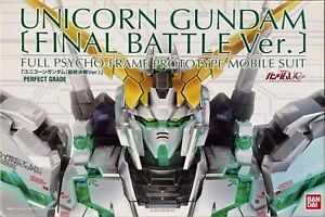 BANDAI Gunpla PG 1/60 RX-0 Unicorn Gundam Final Battle Ver. Plastic Model