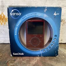 SanDisk Sansa Fuze 4GB FM/MP3 Player w/microSD Slot  Red