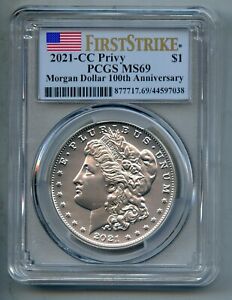 2021 CC Privy Morgan Silver Dollar PCGS MS 69
