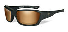 Harley-Davidson Men's Kicker Bronze Lens & Matte Black Frame Sunglasses HAKIC06