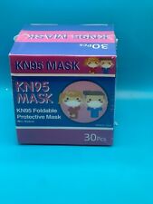 30 Pieces KN95 Kids Foldable Protective Masks Ages 4 to 12