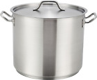 Stainless Steel 32-Qt Master Cook Stock Pot with Cover (5 Mm Aluminum Core NSF)