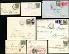 Italy Colonies Rare Early Lot of 25 Various Stamped Covers and Postcards