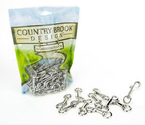 10 - Country Brook Design® 3/8 Inch Baby Swivel Snap Hooks