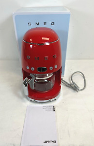 Used -Smeg DCF02RDUS Red 50's Retro Style Drip Coffee Machine -FREE SHIPPING