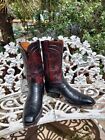 11D Lucchese San Antonio Exotic Teju Lizard French Toe Cowboy Western Boots NR