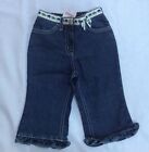 NWT girls Gymboree PREP CLUB turtle ribbon belt denim jeans 12-18 m months